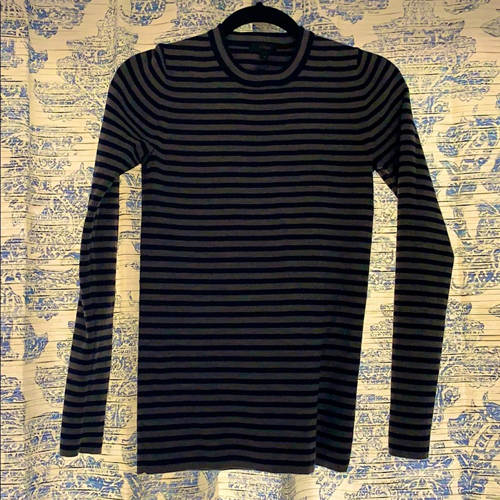 J. Crew ribbed stripe long sleeve